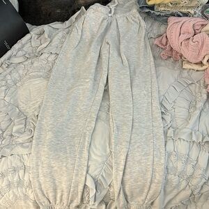 Light gray sweatpants